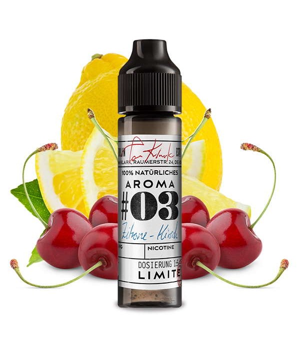 No.3 Zitrone Kirsche Longfill Aroma Tom Klark's
