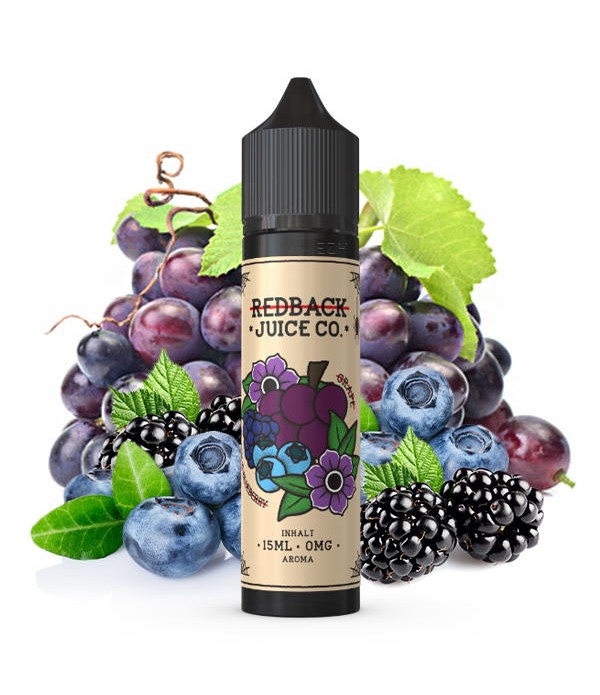 Traube Brombeere Heidelbeere Aroma Redback Juice Co