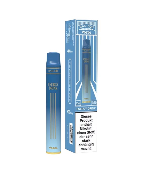 Vozol Bar 500 Disposable Einweg E-Zigarette Energy Drink