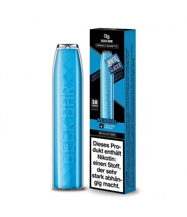 Geek Bar Disposable E-Zigarette White Glacier Ment...