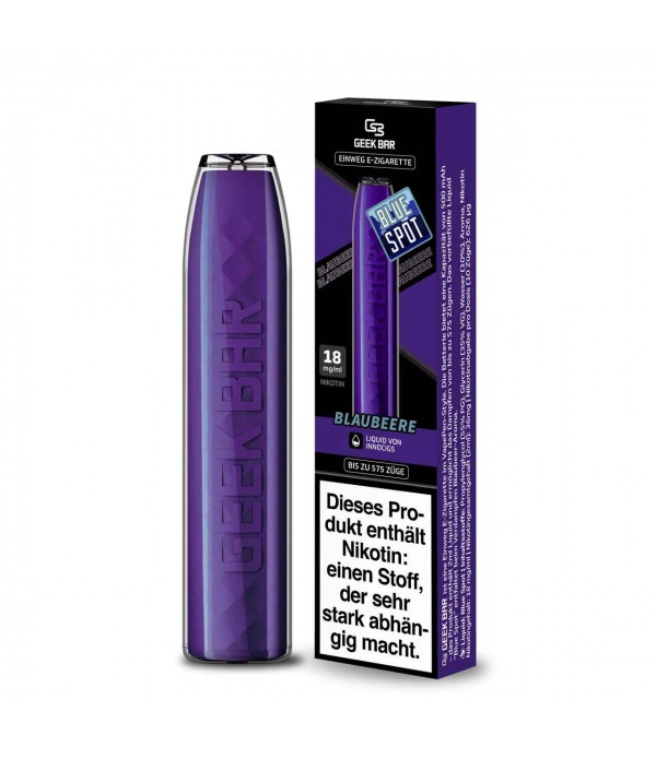Geek Bar Disposable E-Zigarette Blue Spot Blaubeer...