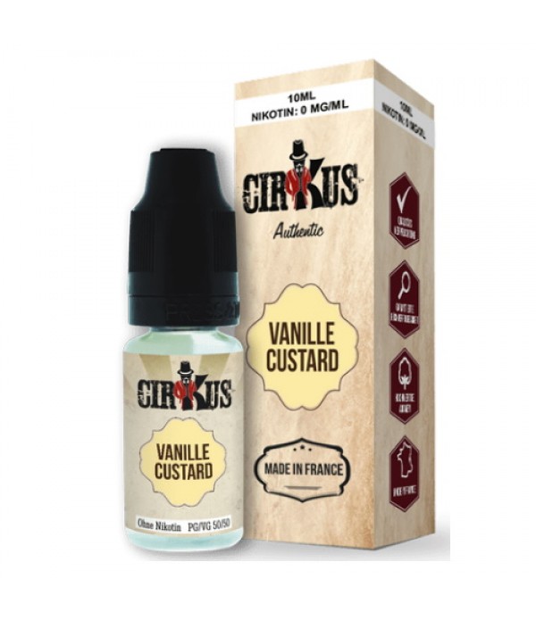 Vanille Custard Liquid Authentic CirKus *MHD WARE*