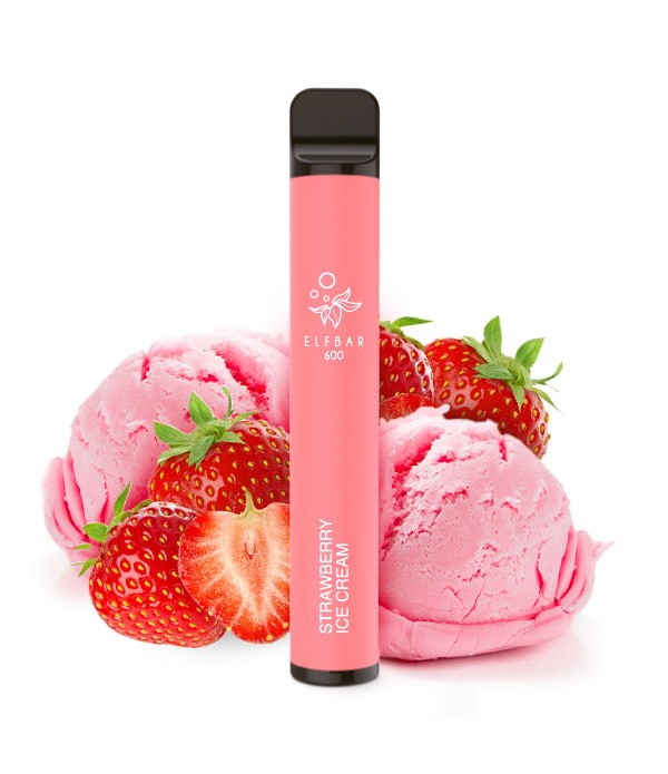 Elf Bar 600 Disposable E-Zigarette Strawberry Ice Cream