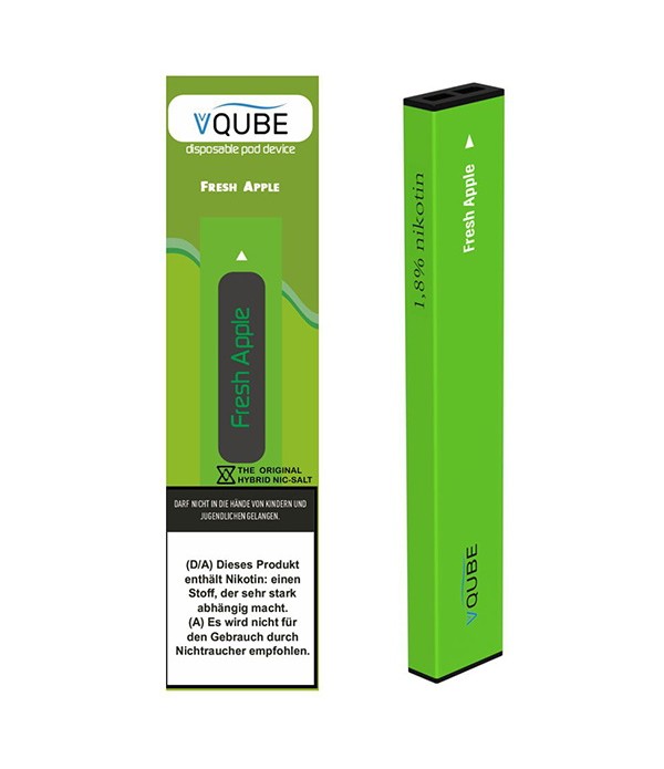 VQube Disposable Pod Device E-Zigarette Fresh Apple