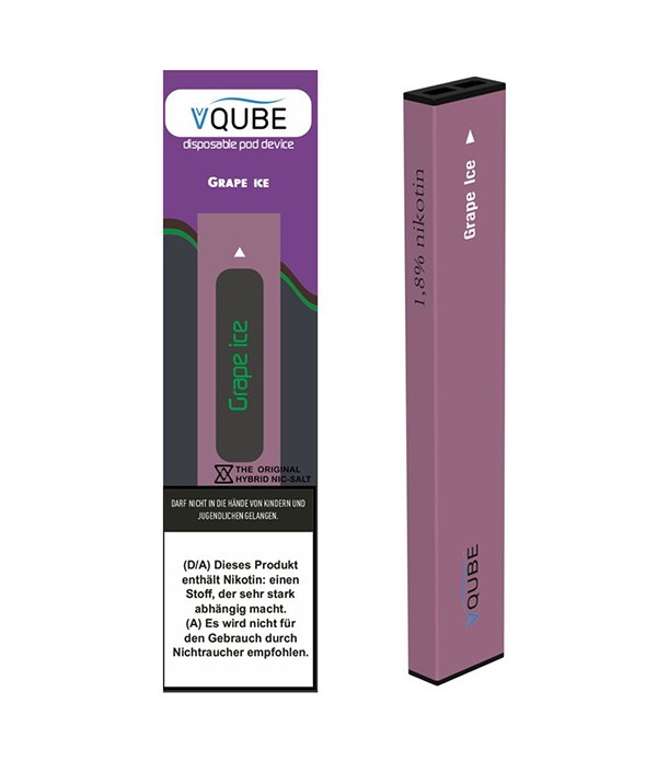 VQube Disposable Pod Device E-Zigarette Grape Ice