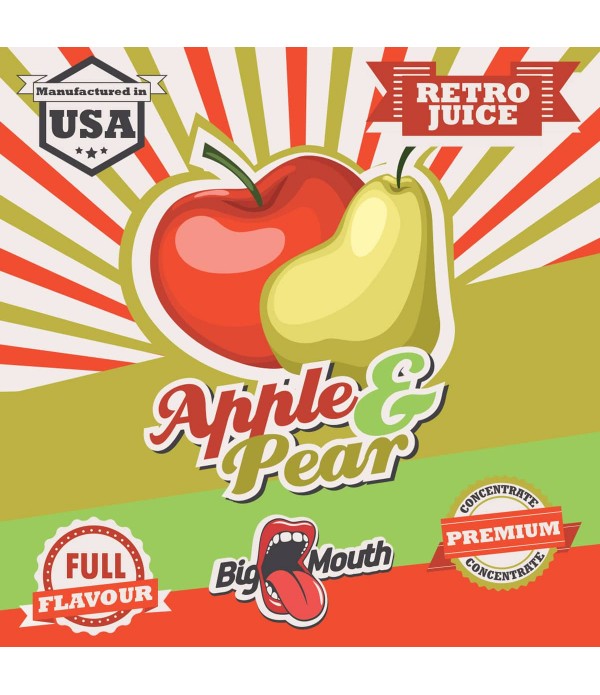Apple & Pear Aroma Retro Juice Big Mouth