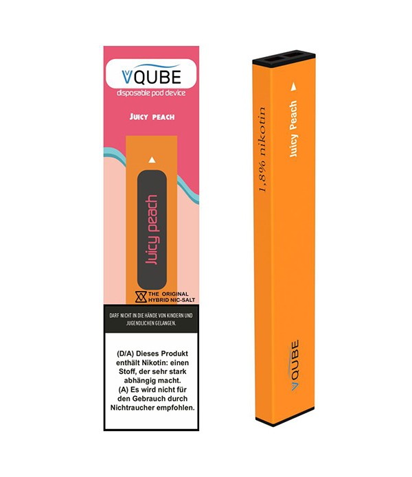 VQube Disposable Pod Device E-Zigarette Juicy Peach