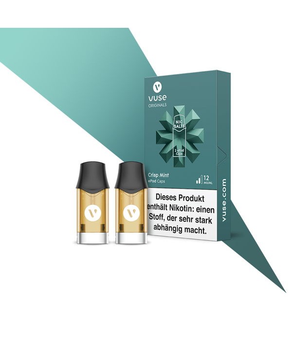 Crisp Mint Nic Salts Caps Vuse ePod