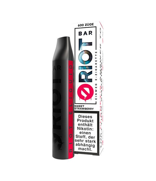 RIOT Bar Disposable Einweg E-Zigarette Sweet Strawberry