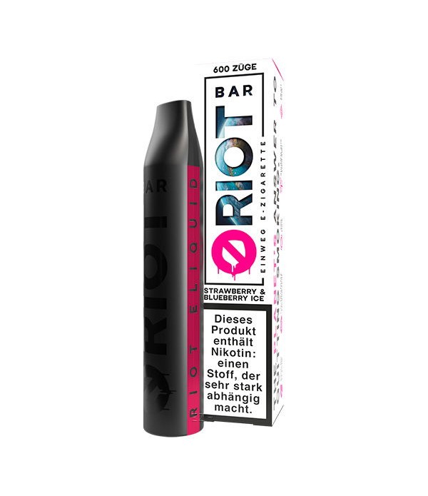 RIOT Bar Einweg E-Zigarette Strawberry Blueberry Ice