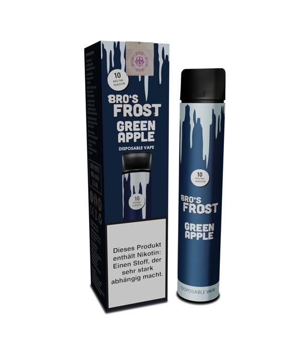 The Bro's Frost Einweg E-Zigarette Green Apple