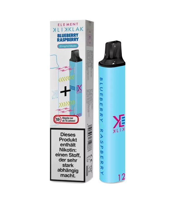 Klik Klak Einweg E-Zigarette Blueberry Raspberry