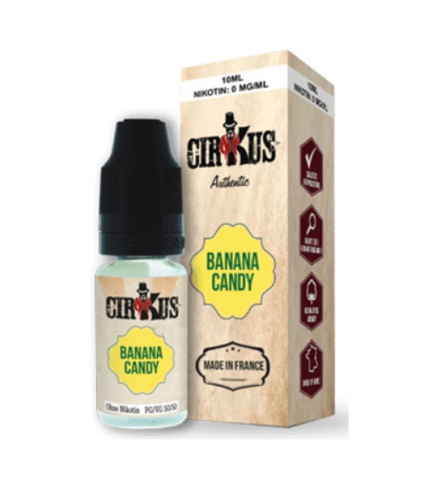 Banana Candy Liquid Authentic CirKus *MHD WARE*