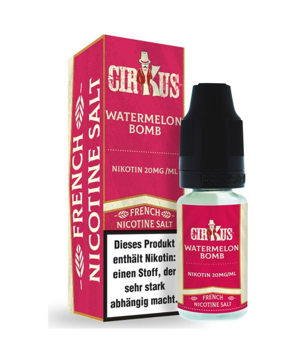 Watermelon Bomb Nikotin Salz Liquid Authentic CirKus