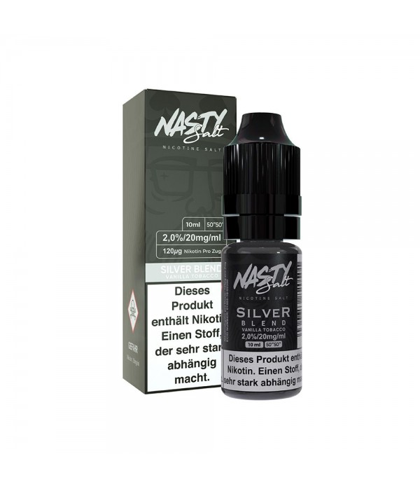 Silver Blend Tobacco Nikotinsalz Liquid Nasty Juice