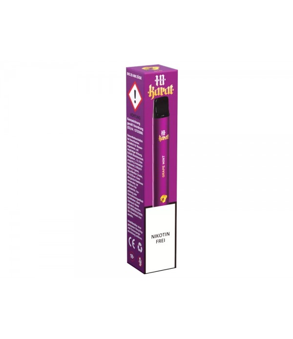 VQube 18 Karat Einweg E-Zigarette Grape Mint