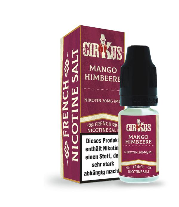 Mango Himbeere Nikotin Salz Liquid Authentic CirKus