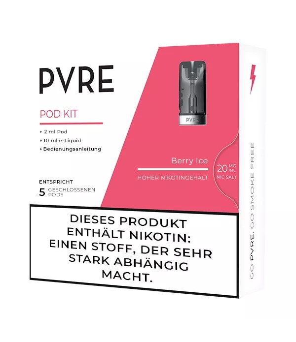 PVRE Pod mit Berry Ice Liquid