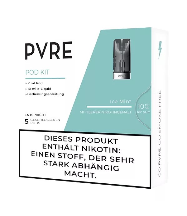 PVRE Pod mit Ice Mint Liquid