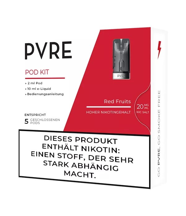 PVRE Pod mit Red Fruits Liquid