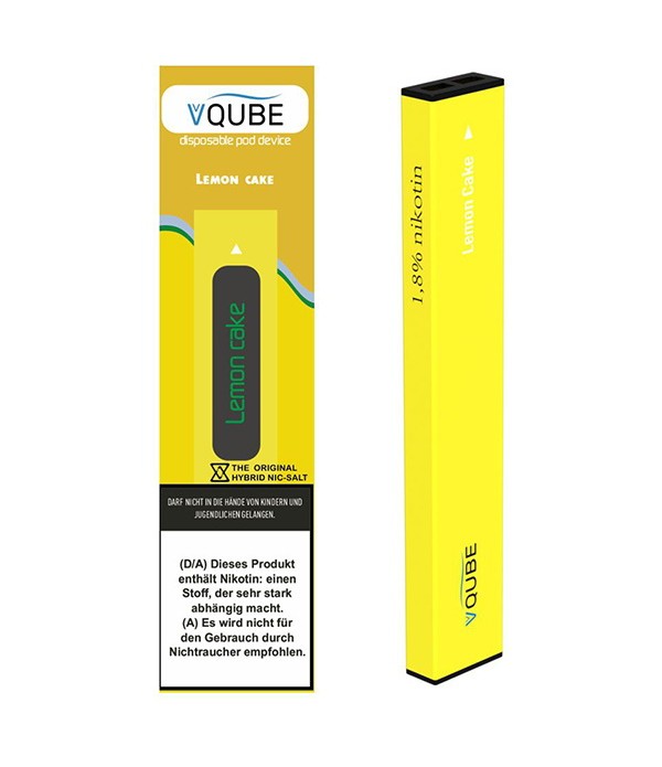 VQube Disposable Pod Device E-Zigarette Lemon Cake