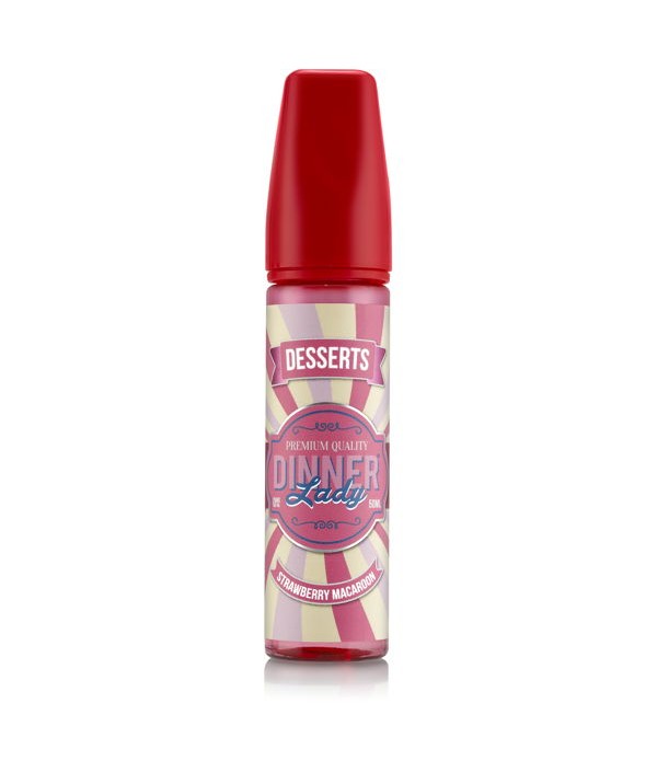 Strawberry Macaroon Shake & Vape Liquid DINNER Lady