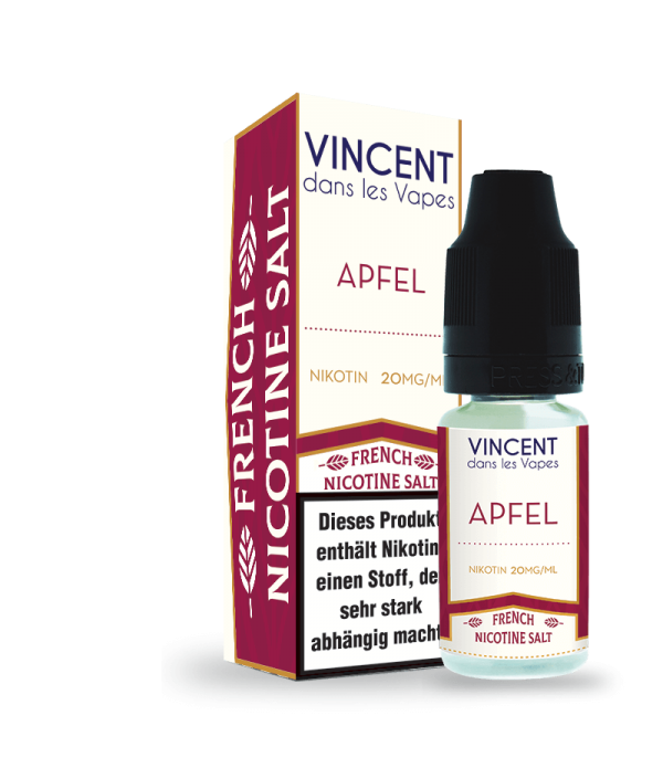Apfel Nikotin Salz Liquid Vincent