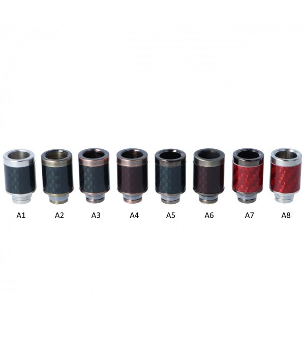 Edelstahl Carbon Drip Tip