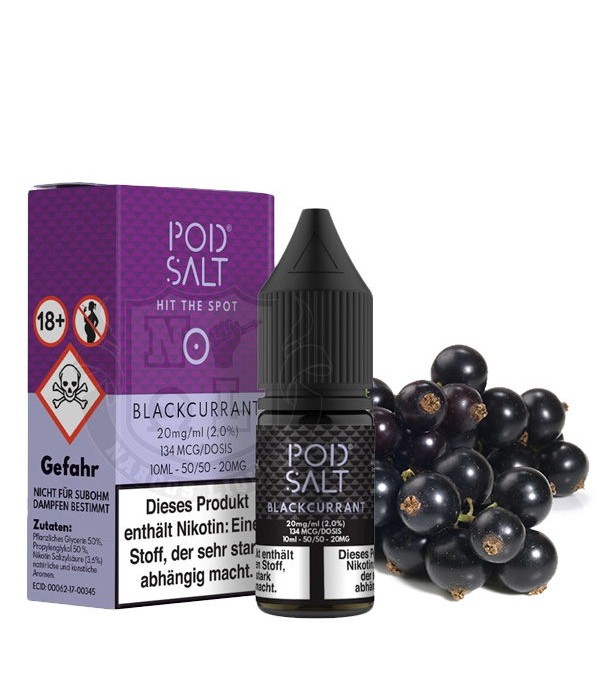 Blackcurrant Nikotinsalz Liquid Pod Salt