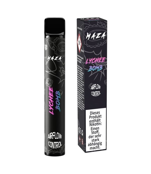 MaZa Disposable Einweg E-Zigarette Lychee Bomb