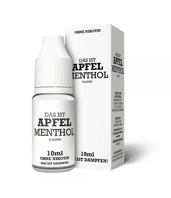 Apfel Menthol Liquid Das ist Dampfen