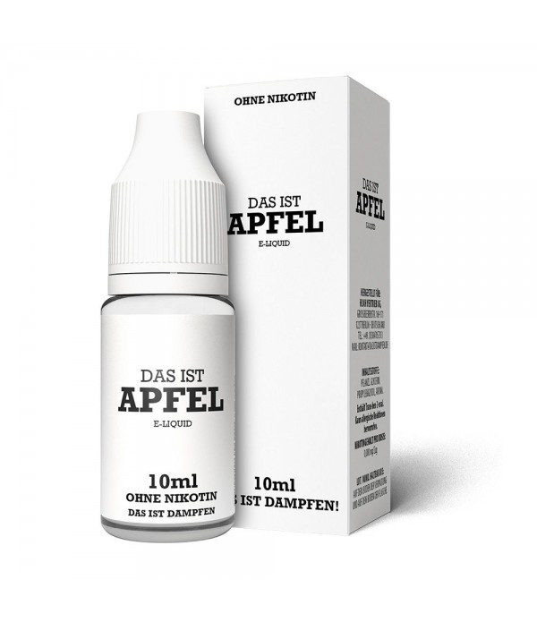 Apfel Liquid Das ist Dampfen