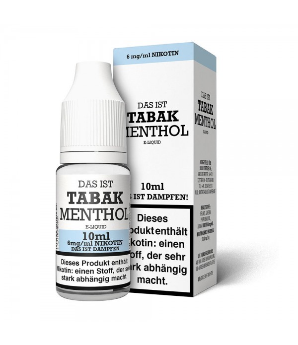 Tabak Menthol Liquid Das ist Dampfen