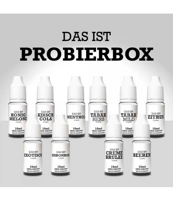 Liquid Probierbox Das ist Dampfen