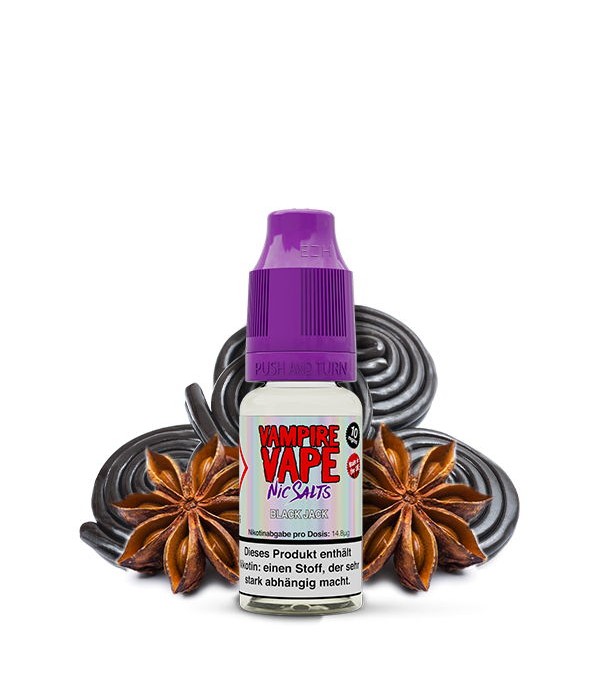 Black Jack Nikotinsalz Liquid Vampire Vape