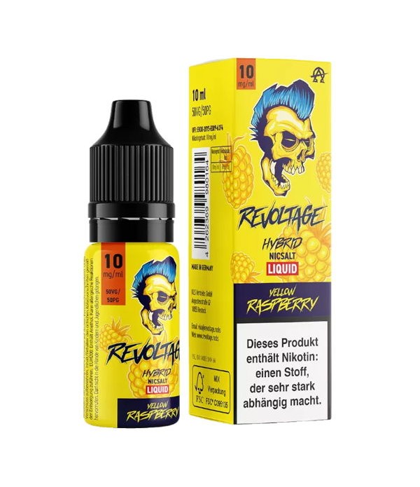 Yellow Raspberry Hybrid Nikotinsalz Liquid Revoltage
